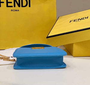 Fendi 7AR993 FENDI PICO PEEKABOO Charm Blue 8385 - Default Title - View 4