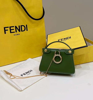 Fendi 7AR993 FENDI PICO PEEKABOO Charm 8385 Green - Default Title - View 2