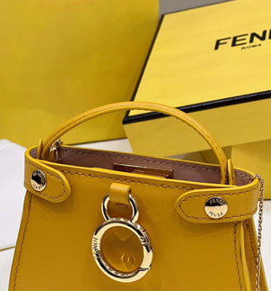 Fendi 7AR993 FENDI PICO PEEKABOO Charm 8385 Yellow - Default Title - View 4