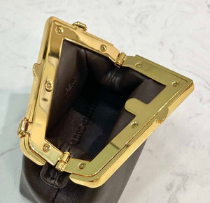 Fendi 7AS051 Nano Fendi First Charm Charm in Coffee nappa leather - Default Title - View 6
