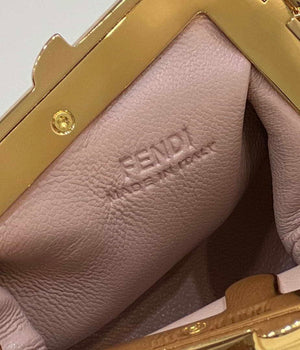Fendi 7AS051 Nano Fendi First Charm Charm in pink nappa leather - Default Title - View 4