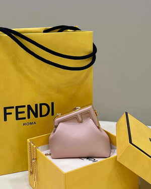 Fendi 7AS051 Nano Fendi First Charm Charm in pink nappa leather - Default Title - View 6