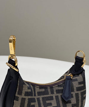 Fendi 7AS089 Nano Fendigraphy coffee Brown leather Charm 80056S - Default Title - View 5