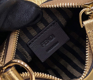 Fendi 7AS089 Nano Fendigraphy Gold leather Charm 80056S - Default Title - View 7