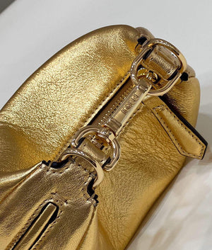 Fendi 7AS089 Nano Fendigraphy Gold leather Charm 80056S - Default Title - View 9