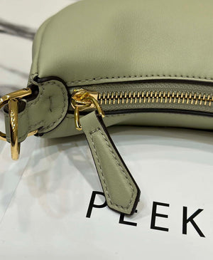 Fendi 7AS089 Nano Fendigraphy Green Leather Charm 80056S - Default Title - View 7