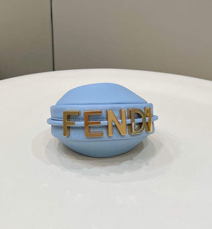 Fendi 7AS089 Nano Fendigraphy Light blue leather Charm 80056S - Default Title - View 3