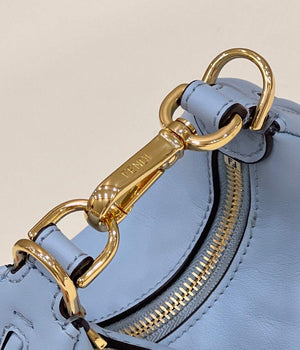 Fendi 7AS089 Nano Fendigraphy Light blue leather Charm 80056S - Default Title - View 5