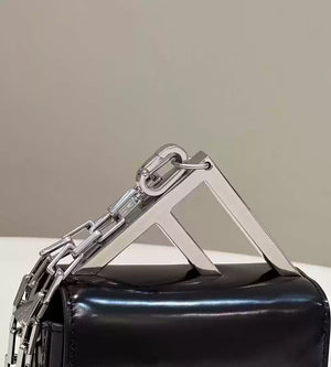 Fendi 7AS173 Fendi First Sight Black leather Nano bag - Default Title - View 6