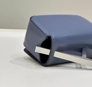 Fendi 7AS173 Fendi First Sight Blue leather Nano bag - Default Title - View 5