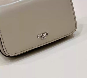 Fendi 7AS173 Fendi First Sight Gray leather Nano bag - Default Title - View 7