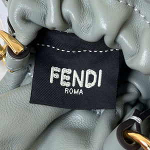 Fendi 7AS368ABVEF0K7E Mamma Baguette Nano Blue leather miniature - Default Title - View 6