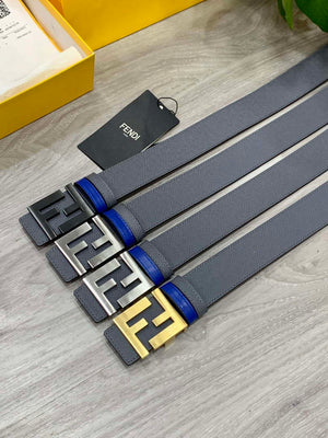 Fendi 7C0424 Belts Designer Calfskin wide 4.0CM F090134 - 1.Gold / 80--(95CM£© - View 3