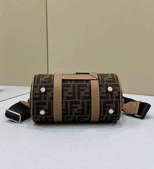 Fendi 7VA570 Mini bag Brown FF fabric bag - Default Title - View 4