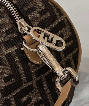 Fendi 7VA570 Mini bag Brown FF fabric bag - Default Title - View 6