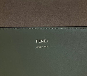 Fendi 8BH386 Sunshine Medium Bag 8266S Green leather shopper - Default Title - View 7