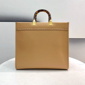 Fendi 8BH386 Sunshine Medium Fendi Tote Bag 8518 Apricot - Default Title - View 3