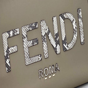 Fendi 8BH386 Sunshine Medium Fendi Tote Bag 8518 Gray - Default Title - View 5