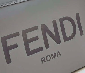 Fendi 8BH386 Sunshine Medium Bag Gray leather shopper 8266S - Default Title - View 5
