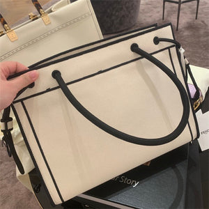 FENDI 8BH378 Medium ROMA Tote Undyed canvas Tote bag - Default Title - View 5