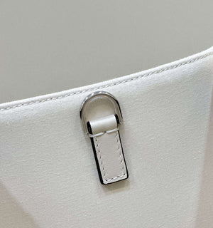 Fendi 8BH386 Fendi Sunshine Medium Blak and white leather shopper - Default Title - View 7