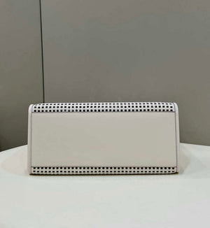 Fendi 8BH386 Sunshine Medium 8575 Two-toned perforated leather shopper - Default Title - View 3