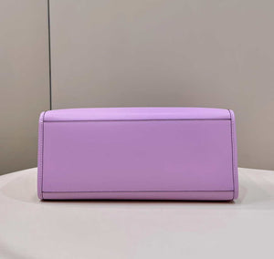 Fendi 8BH386 Sunshine Medium Bag Purple leather shopper 8266S - Default Title - View 4