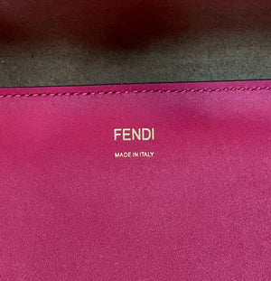 Fendi 8BH386 Sunshine Medium Bag Rose Red leather shopper 8266S - Default Title - View 7
