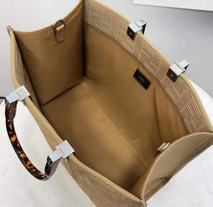 Fendi 8BH386 Sunshine Medium Fendi Tote Bag 8258 Tan - Default Title - View 9