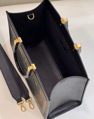 Fendi 8BH386 Sunshine Medium Tote Bag Black - Default Title - View 9