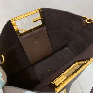 Fendi 8BH391 fendi way medium brown leather bag - Default Title - View 7