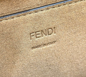 Fendi 8BH394 Fendi Sunshine Small Brown FF jacquard fabric shopper - Default Title - View 6