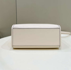Fendi 8BH394 Fendi Sunshine Small White leather shopper - Default Title - View 3