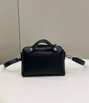 Fendi 8BL145 By The Way Mini Black leather small Boston bag - Default Title - View 3