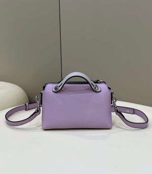 Fendi 8BL145 By The Way Mini Purple leather small Boston bag - Default Title - View 2
