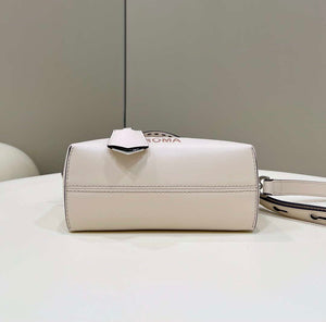Fendi 8BL145 By The Way Mini White leather small Boston bag - Default Title - View 4