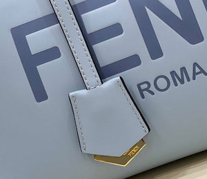 Fendi 8BL146 By The Way Medium Ligth Blue leather Boston bag - Default Title - View 5