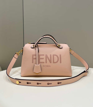 Fendi 8BL146 By The Way Medium Pink leather Boston bag - Default Title - View 1