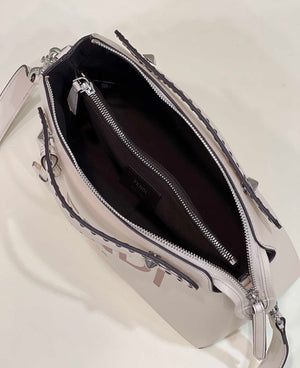 Fendi 8BL146 By The Way Medium White leather Boston bag - Default Title - View 9