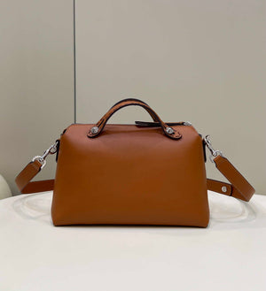 Fendi 8BL146 By The Way Medium Brown leather Boston bag - Default Title - View 2