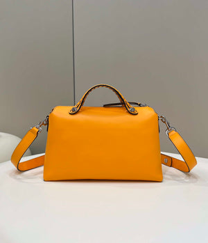 Fendi 8BL146 By The Way Medium Orange leather Boston bag - Default Title - View 2