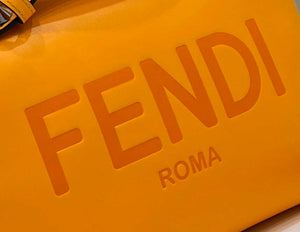 Fendi 8BL146 By The Way Medium Orange leather Boston bag - Default Title - View 7