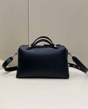 Fendi 8BL146 By The Way Medium Black leather Boston bag - Default Title - View 2