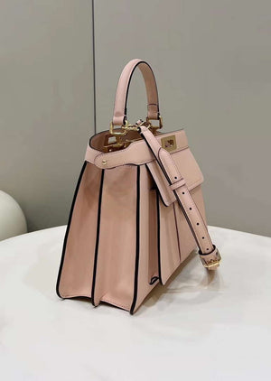 Fendi 8BN321 Peekaboo Iseeu Medium Pink Leather Bag 8596L - Default Title - View 7