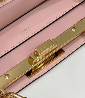Fendi 8BN321 Peekaboo Iseeu Medium Pink Leather Bag 8596L - Default Title - View 9