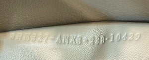 Fendi 8BN327 Peekaboo ISeeU Medium Gray &White interlace leather bag 80143 - Default Title - View 8