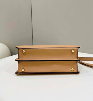 Fendi 8BN327 Peekaboo ISeeU Small Apricot leather bag - Default Title - View 3