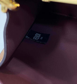 Fendi 8BN327 Peekaboo ISeeU Small Apricot leather bag - Default Title - View 6