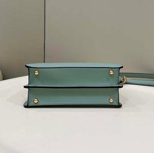 Fendi 8BN327 Peekaboo ISeeU Small Green leather bag - Default Title - View 4