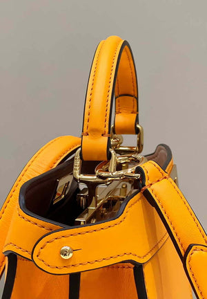 Fendi 8BN327 Peekaboo ISeeU Small Orange leather bag - Default Title - View 4